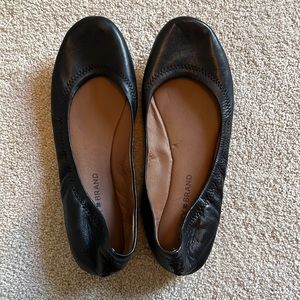 Lucky Brand black Emmie ballet flats. Never worn. Size 9